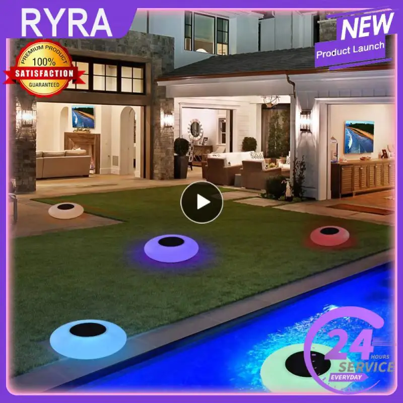 

Outdoor RGB Floating Lights Solar LED Light Underwater Lamp RGB Changeable Swimming Pool Pond Party Solar Floating Night Light