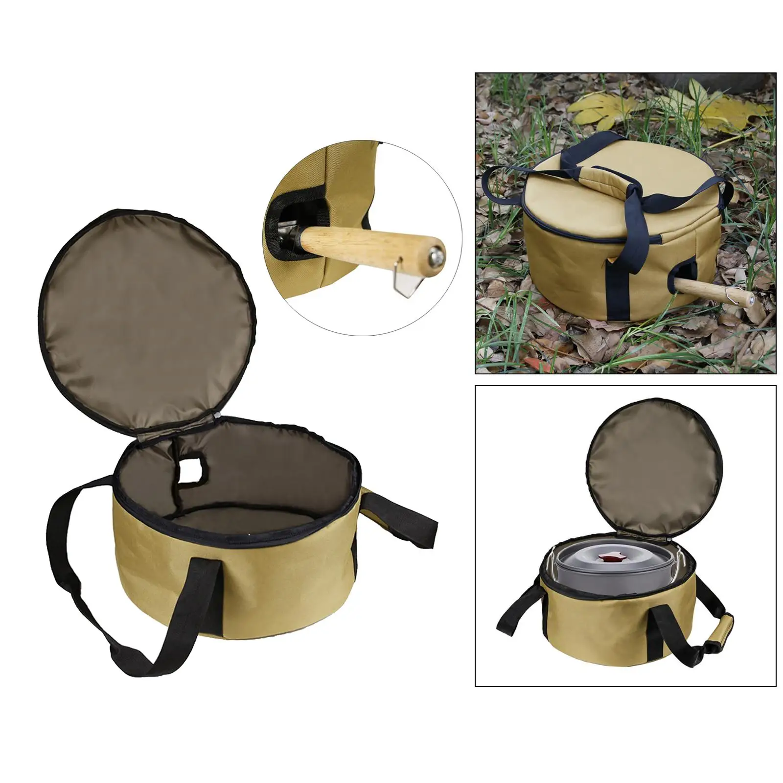 

Cookware Storage Bag Organizer Carrying Totes for Travel Cutlery Travel