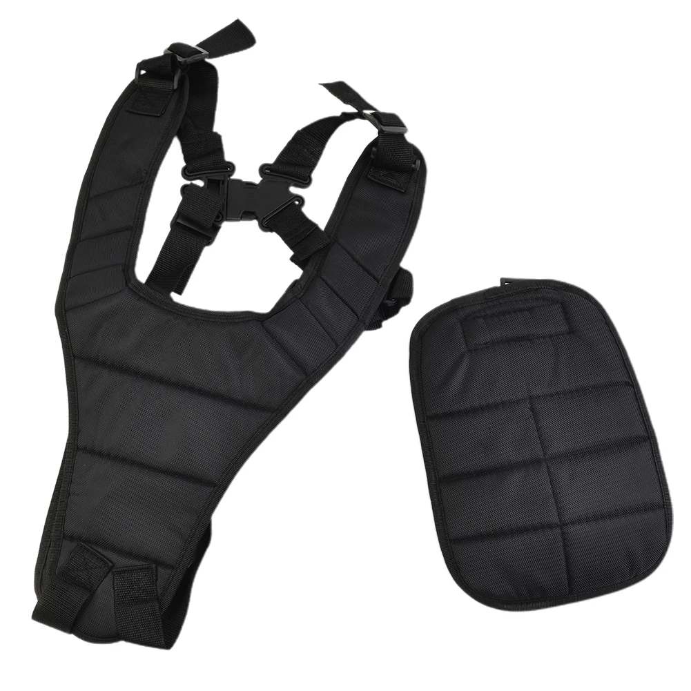 

Double Shoulder Harness Strap Comfortable Labor Saving Strimmer Padded Belt For Brush Cutter Trimmer Garden Pruner Universal