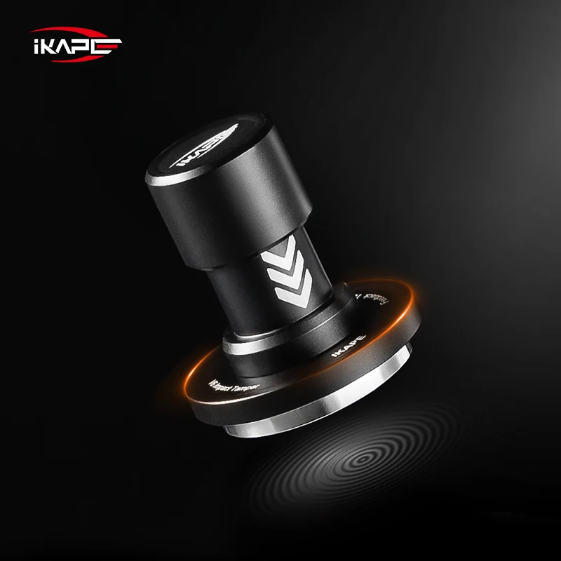 

IKAPE V6 Ударный темпер для кофе, 30 фунтов, 58 мм, темпер для эспрессо с постоянным давлением, 54 мм, калиброванная двойная пружина для тампера Breville, 51 мм