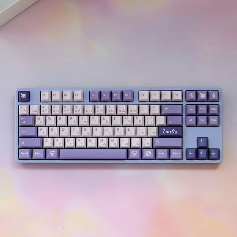 GMK Frost Witch Keycaps PBT Dye Subbed Key Caps Cherry Profile Keycap With 1.75U 2U Shift Fit 61/64/87/96/104/108 Keyboard