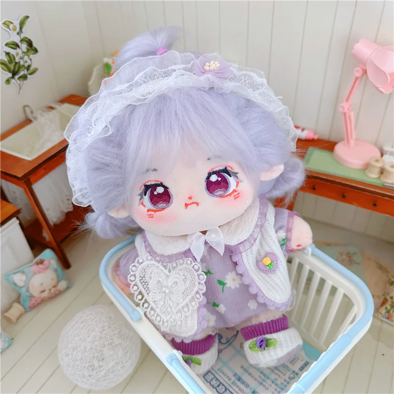 

New 20cm Cotton Doll Different Clothes Idol Star Dolls Cute Stuffed Plush Toys Cotton Baby Doll Plushies Toys Fans Collection