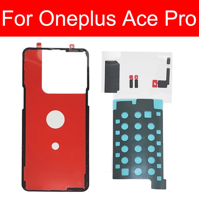 1 комплект для Oneplus 1+ Ace Pro 2 задняя крышка батарейного отсека наклейка на заднюю