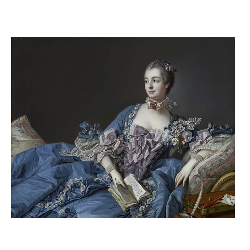Франсуа базакура мадам де Помпадур 》 картина маслом репродукция художественное