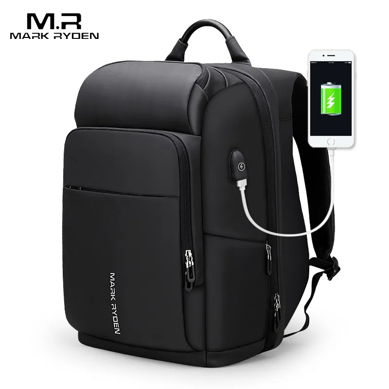 Mark Ryden Men Backpack Multifunction USB Charging 17 Inch Laptop Bag Large Capacity Waterproof Travel Bags For Men