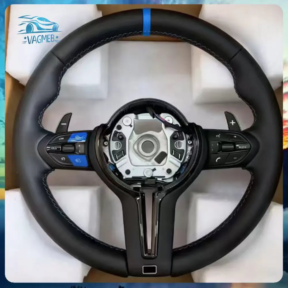 

Полуперфорированная кожа для BMW M3 M5 F10 F11 F12 F13 F20 F21 F22 F25 F30 F31 F32 F33 F34 F36 M Рулевое колесо с логотипом в сборе