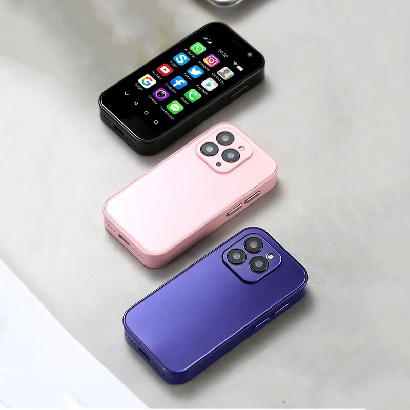 SOYES XS14 Pro Mini 3.0 Inch Smart Phone 4G LTE 2GB RAM 16GB ROM Android 9.0 Quad Core 2600mAh Face ID Type C OTG Small Phone