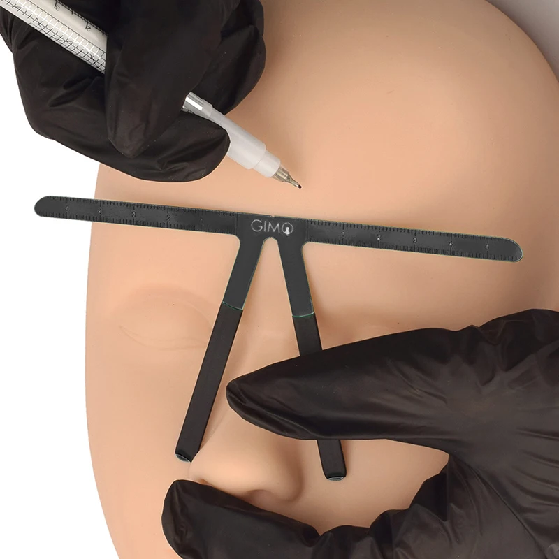 

Макияж, Перманентная татуировка, Пластиковый штангенциркуль для бровей, линейка, трафарет для бровей, линейка, формирователь