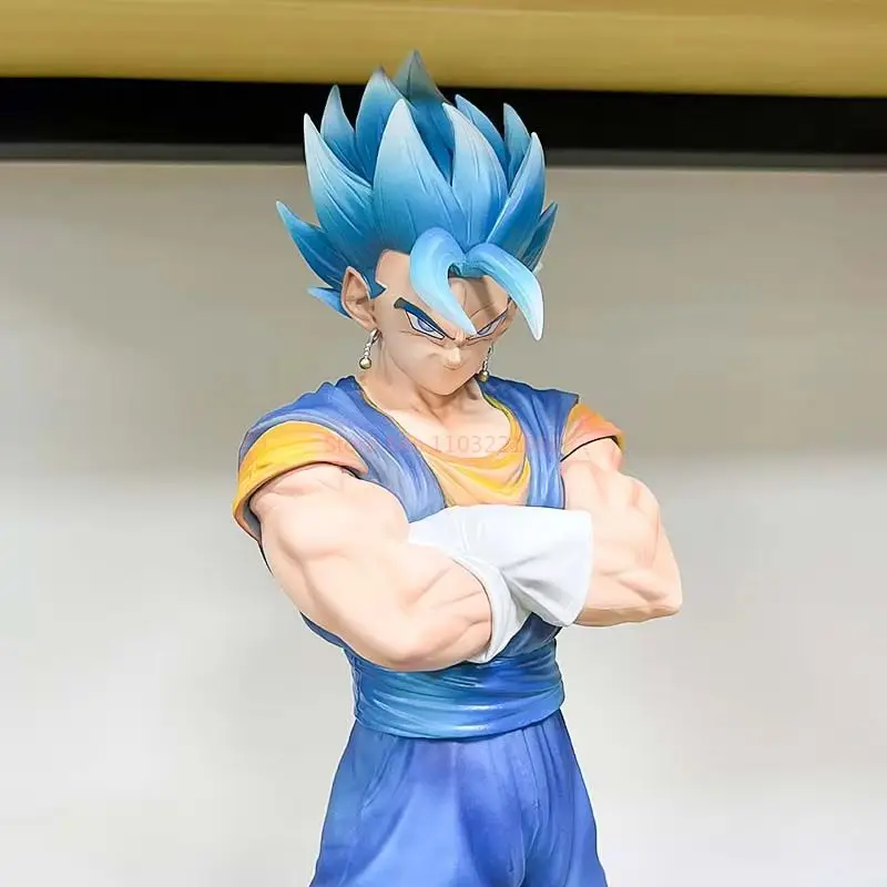 Фото Фигурка Dragon Ball Z Vegetto с двумя головками, аниме DBZ Gogeta Figuras 30 см, фигурка манги GK, статуя, модель, орнамент, детская игрушка №5