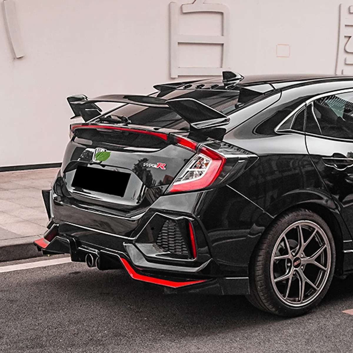 Комплект для модификации кузова автомобиля Honda Hatchback Civic 2021 бампер губа задний