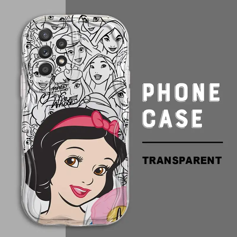 Фотообои для Realme C67 C55 C35 C53 C33 C30 C15 C21 12 11 10 9i 8 7 Narzo 50 волнистый чехол Белоснежка