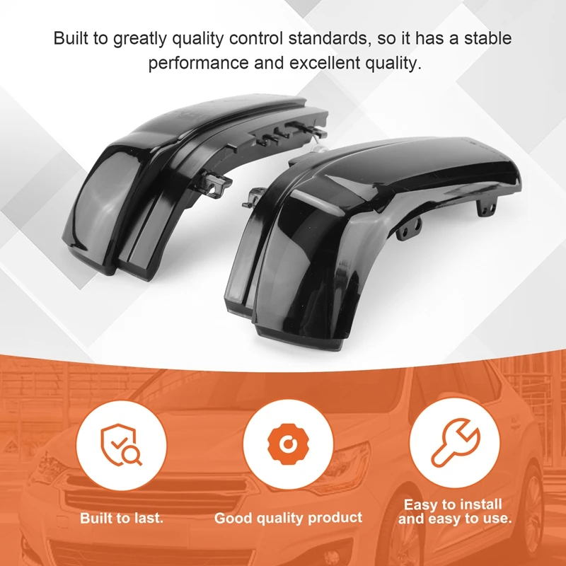 Автомобильный динамический поворотный сигнал Светодиодный Боковой зеркальный