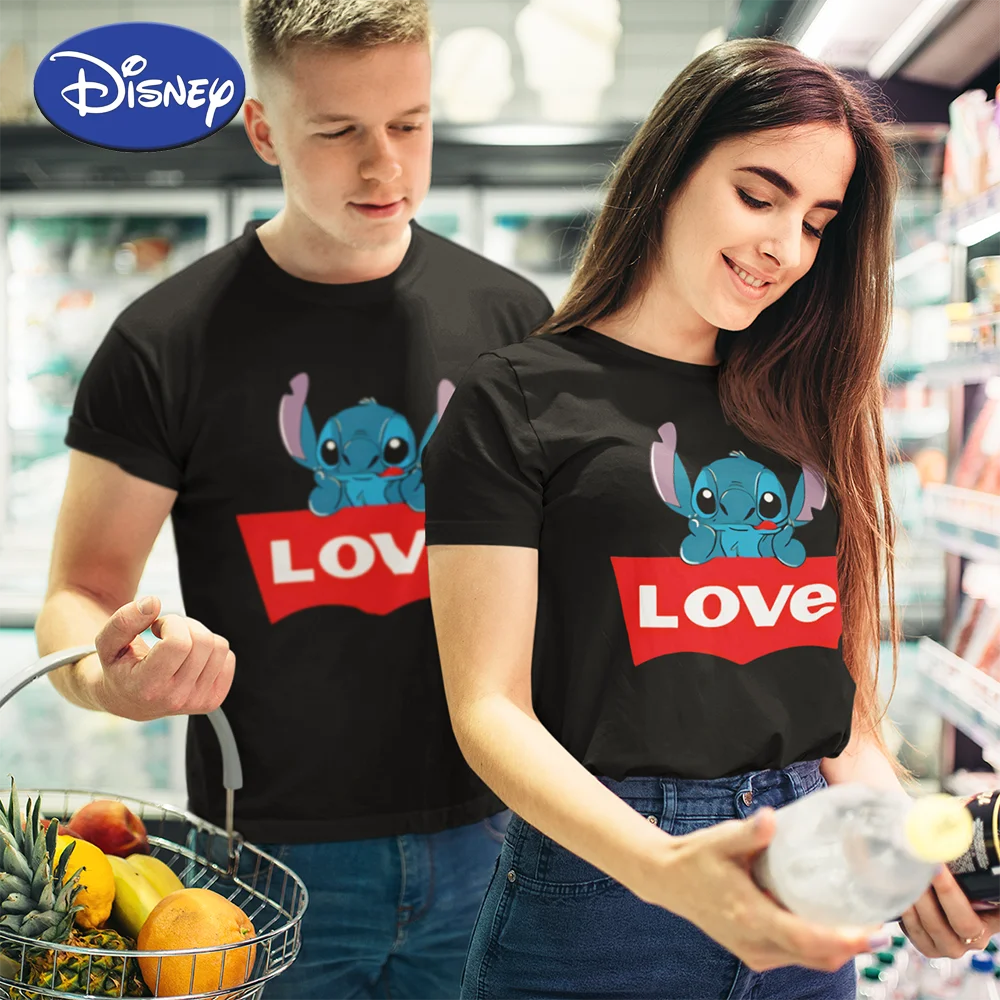 

Женская футболка Urban Stitch Disney, лето 2022, футболка большого размера Ohana, модная футболка с коротким рукавом в Испании, женская футболка