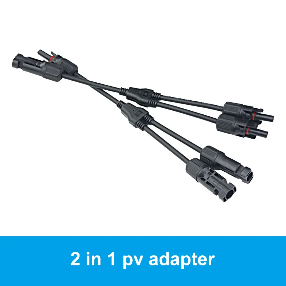 

2Y 3Y 4Y 5Y 6Y Solar photovoltaic Panel Adaptor Y Type Cable connector Parallel connection for battery assembly