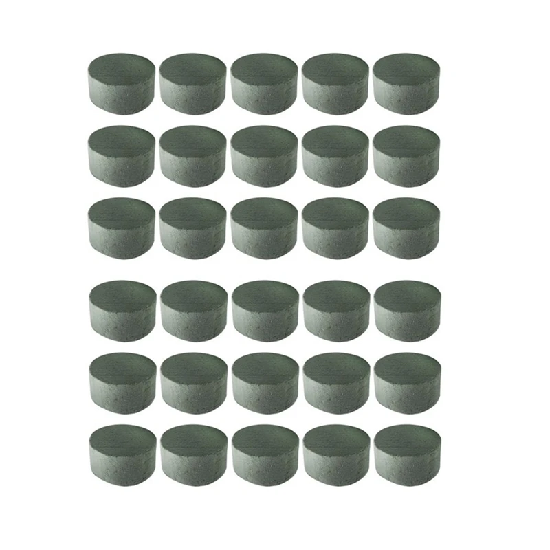 

Floral Foam, 30 PCS Round Dry Floral Foam Blocks, Green Blocks for Artificial Flowers, Great for Flower