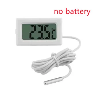 

Автомобильный термометр «сделай сам» с цифровым ЖК-дисплеем, зонд 1 м-50 ~ 110 градусов Цельсия, электронные инструменты, гигрометр, пирометр, термостат