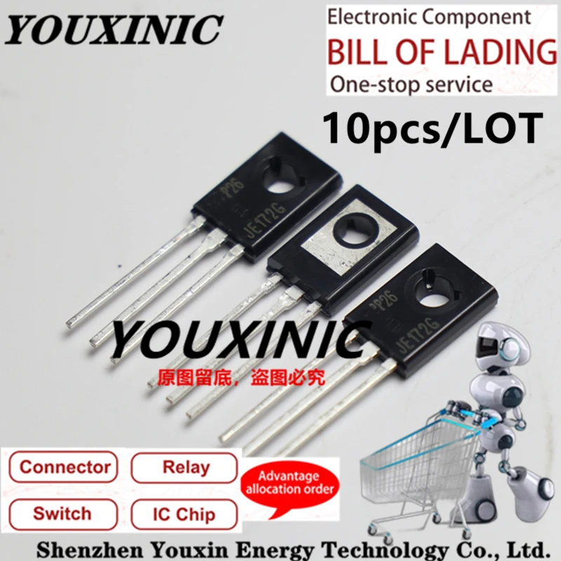 

YOUXINIC 100% New Imported Original MJE172G JE172G MJE182G JE182G TO-126 Audio Power Amplifier Transistor