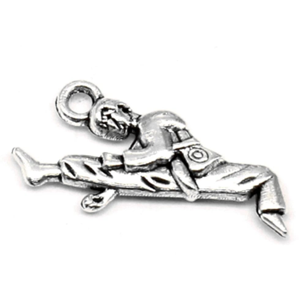 

Taekwondo Charm For Making Jewelry Diy Finding 80pcs 12x22mm