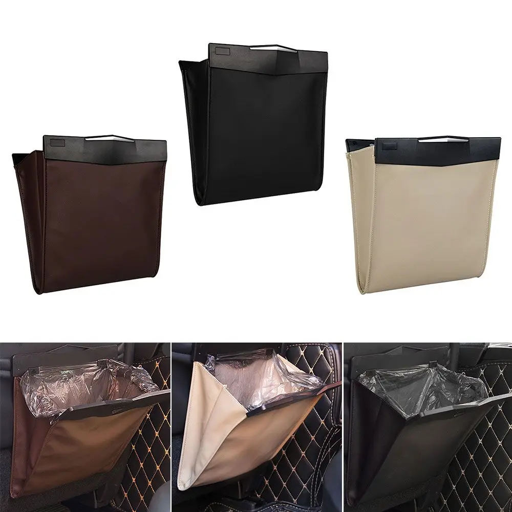 

Holder Organizer Pocket Multifunctional Foldable Garbage Bag Rubbish Bin Auto Storage Rack Car Seat Back Trash Can