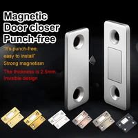 magnetic door catch ultra thin cabinet magnets closer furniture strong magnetic suction with adhesive tape for cupboard