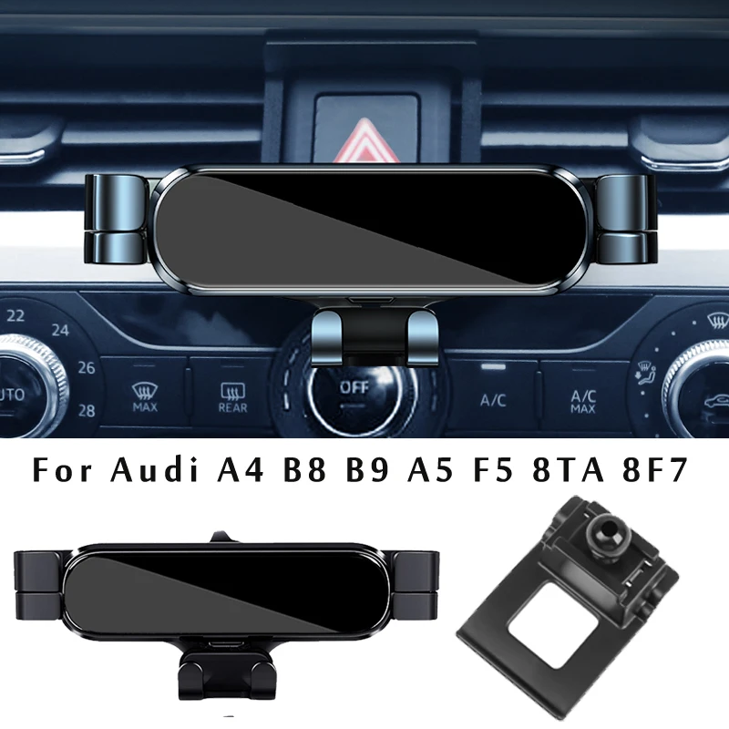 

Gravity Car Phone Holder For Audi A4 B8 B9 A5 Convertible Sportback 8F 8TA 8T F5 Car Interior Accessories
