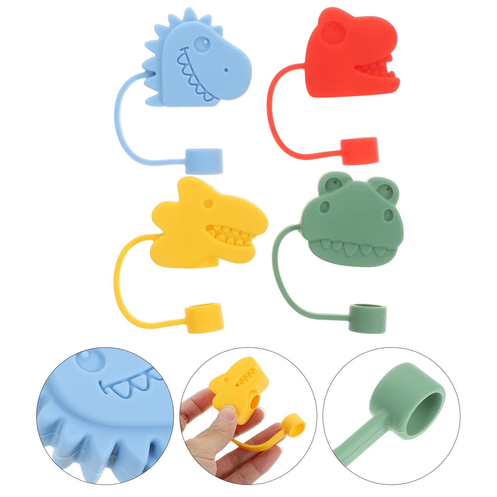 

4 шт., силиконовые наконечники для напитков