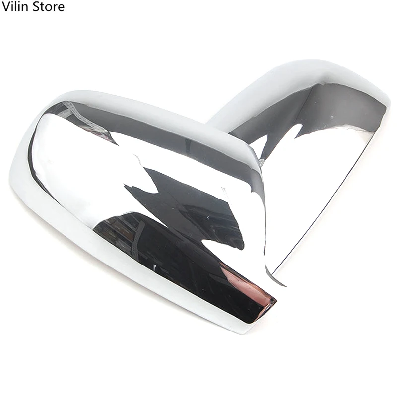 

For Peugeot 307 Door Side Wing Mirror Chrome Cover Rear View Cap Accessories