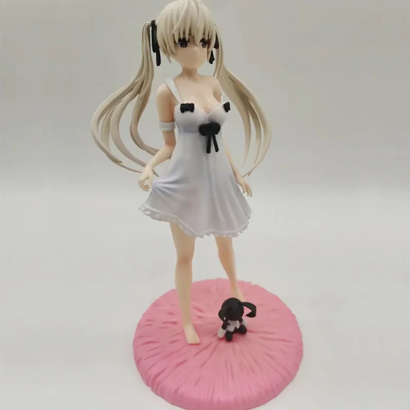 

Boxed 24CM game Anime Yosuga no Sora Kasugano Sora skirt Sexy cute PVC Action figure Model toys Ornaments collection fans gifts