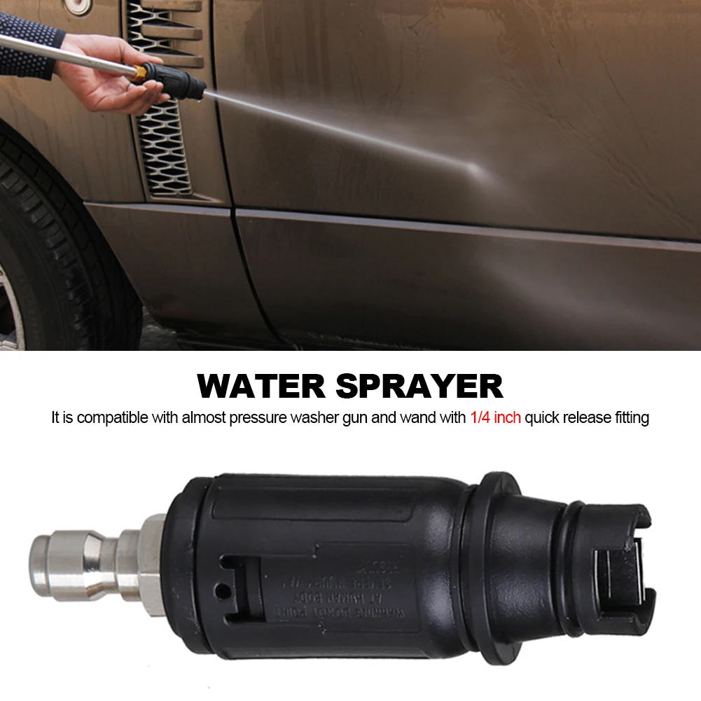 

Adjustable High Pressure Washer Nozzle Sprayer Water Gun With 1/4" Quick Plug Connect 3000 PSI Garden Hose Dropshipping