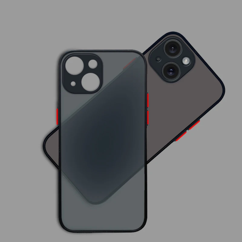 Animal Bee Duck Flowers Frosted Translucent Phone Case For Apple iPhone 12 13 Mini 11 14 15 16 Pro Max 7 8 Plus