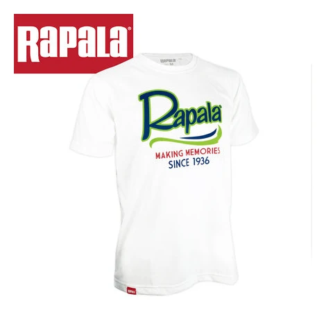 

RAPALA Casual Round Neck T-shirt Short Sleeve Unisex Sweat-absorbent and Quick-drying Breathable Clothing Le Bole Fishing Suit
