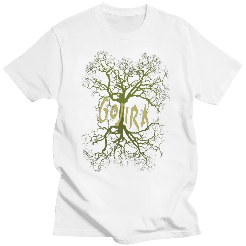 Высочайшее качество 2018 новый бренд Gojira мужская черная футболка с металлической