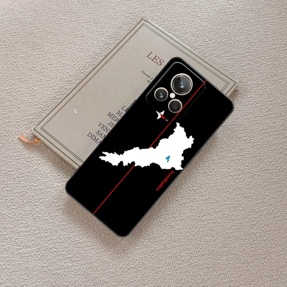 Чехол для мобильного телефона с изображением флага Курдистана Realme GT 2 9i 8i 7i Pro X50 X2