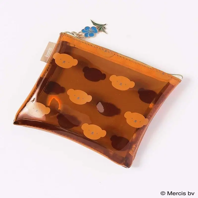 Kawaii Miffy Rabbit мультяшная квадратная водонепроницаемая сумка для хранения макияжа