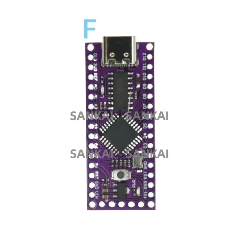 Фото 1-10 шт. LGT8F328P Mini Nano Clone – Type-C/Micro USB, поддержка CH340C/HT42B534, LQFP32 для Arduino №4