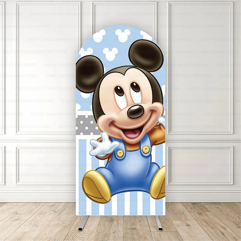 Фон для фотосъемки с изображением персонажей из мультфильма День рождения