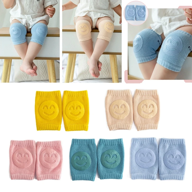 

1 Pair Baby Crawling Kneepads Infants Safety Elbow Cushion Toddlers Leg Warmer Knee Support Protector Kneecap