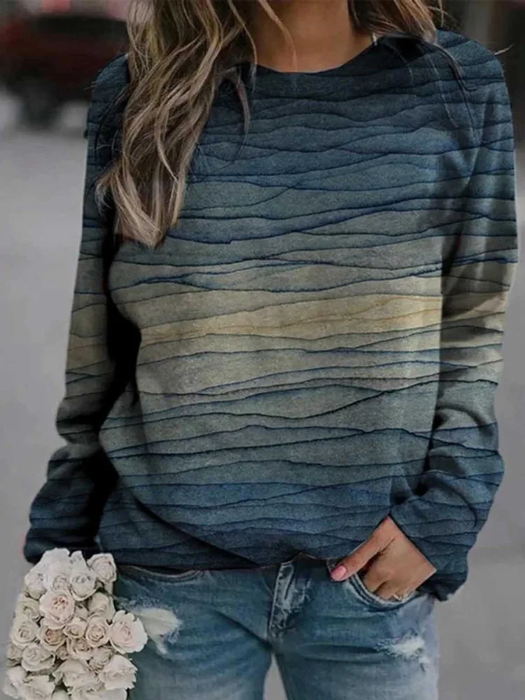 Женская Винтажная Футболка с принтом свободная повседневная футболка большого