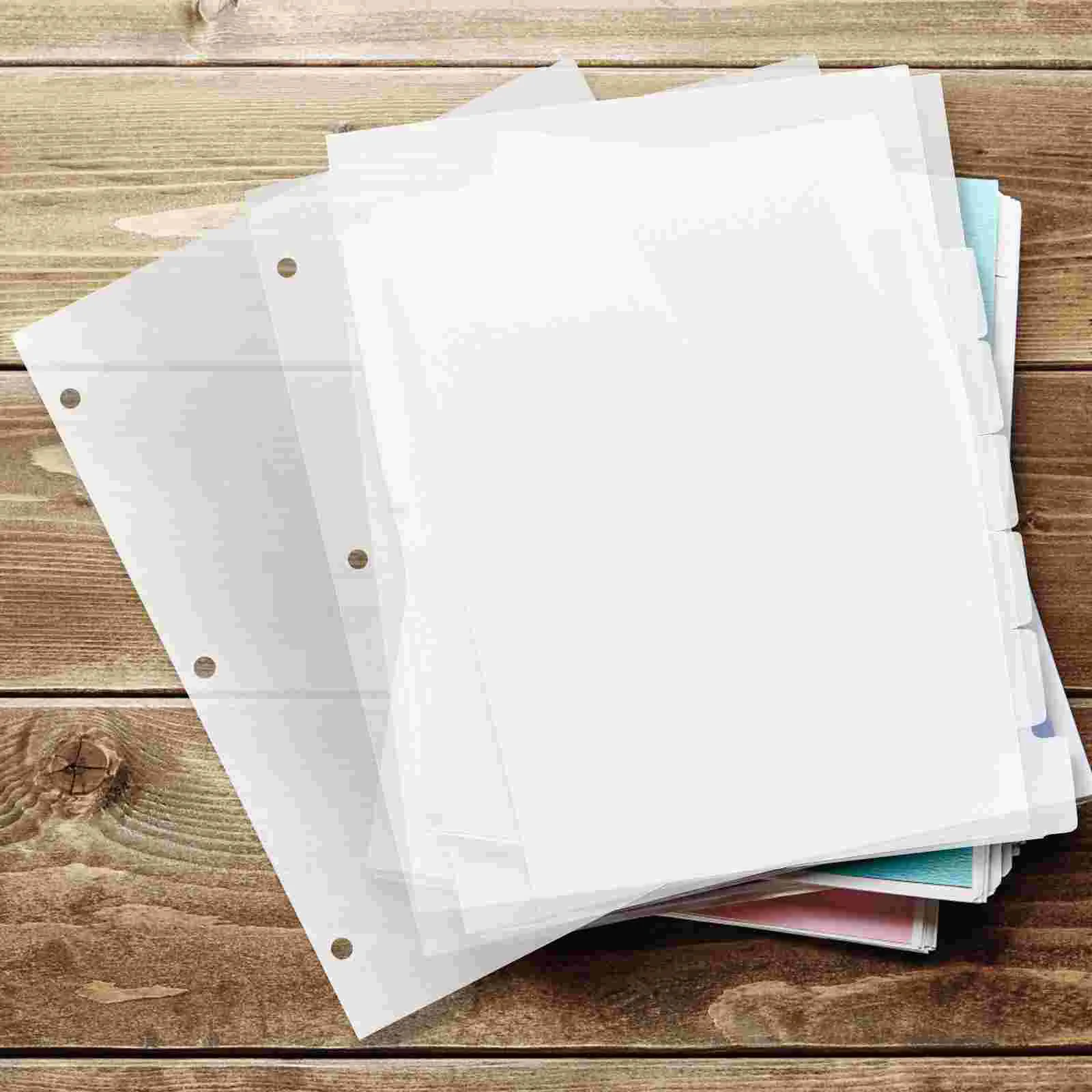 

Separate Loose-leaf Book Recipe Binder Dividers For 3 Binder Separators Tabs Binder Dividers For 3 Binder Notepad