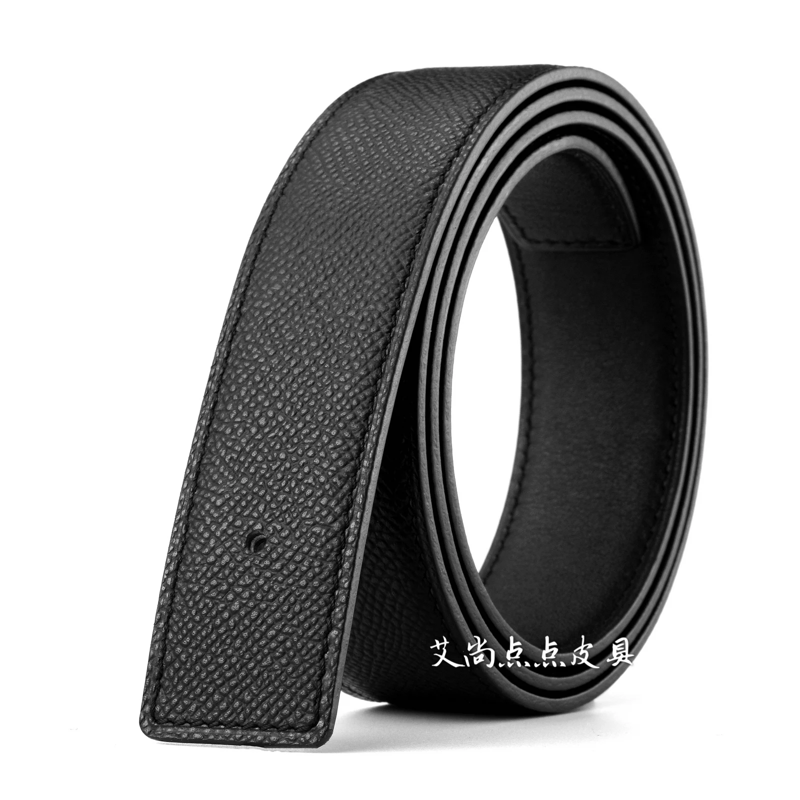 Thin 4.2 genuine buckle special headless belt Z men and women leather beautiful belt