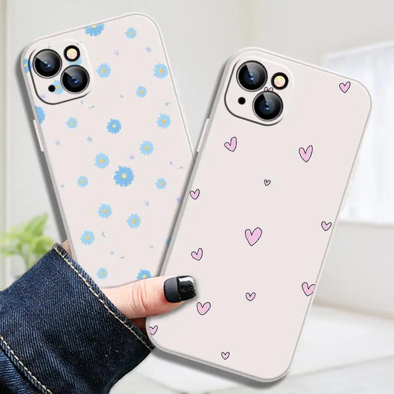 

Small Pattern Phone Case For Cover iPhone 13 Pro Max 7 7P 11 12 13 Max Pro Mini 8 Plus SE 2020 X Xr Xs 6 6s 5h32 Stand