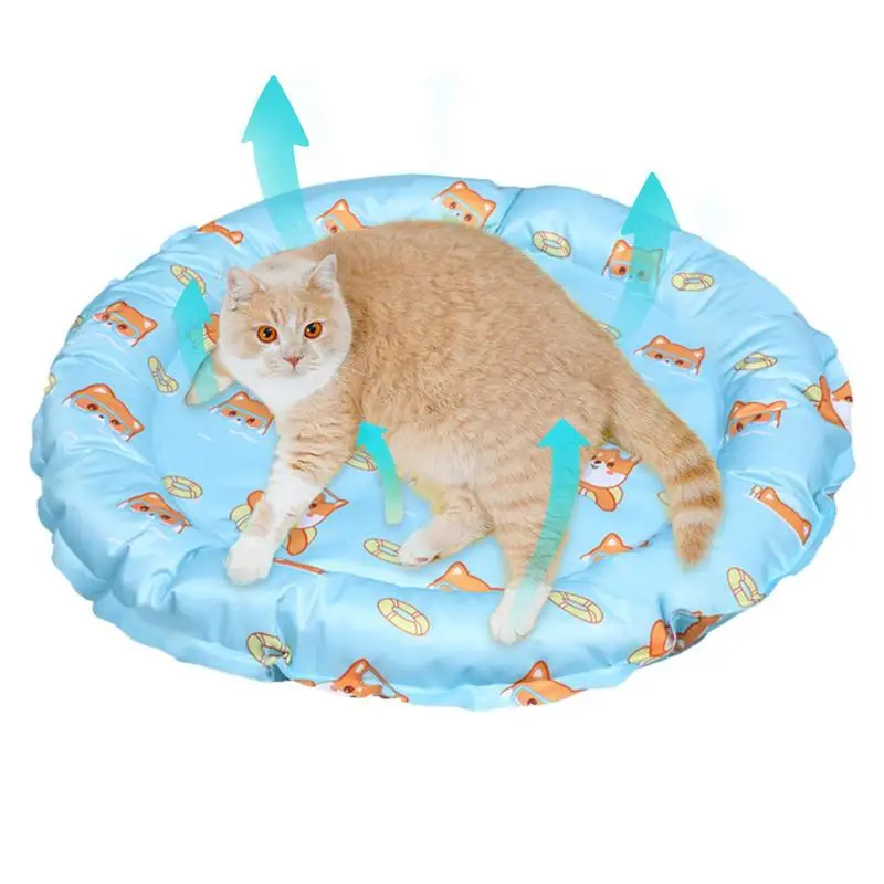 

Cooling Mat For Cats Waterproof Pet Cat Litter Mat Cooling Blanket For Dogs Gel Self Cooling Pad Blanket For Cats Pet Beds