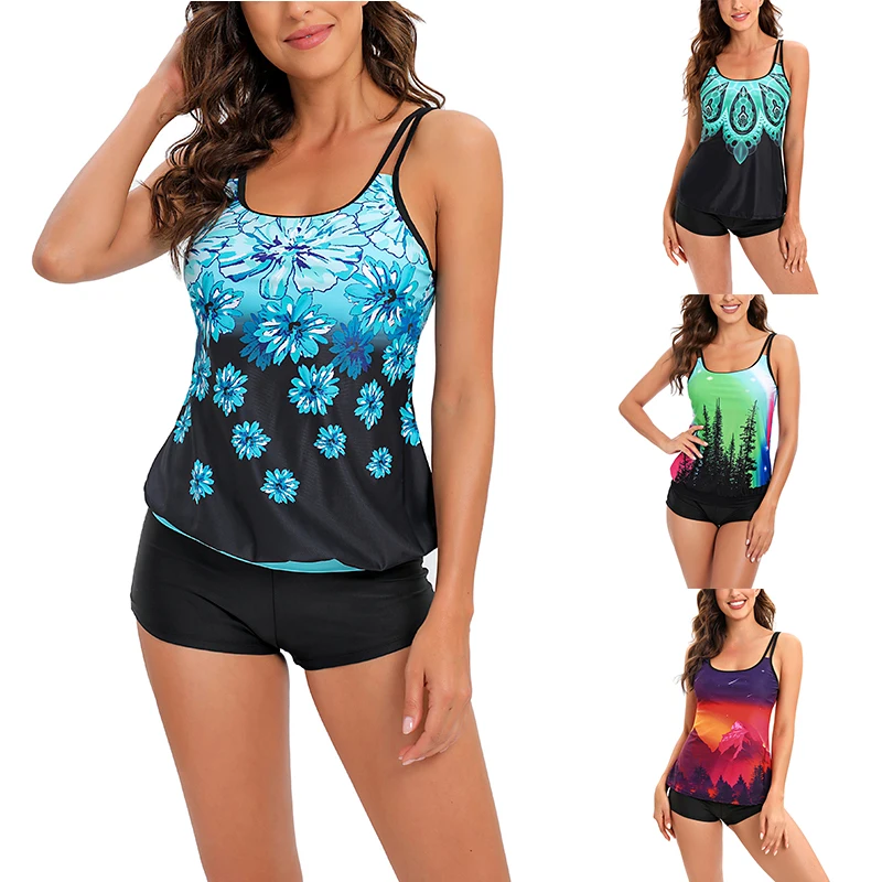 Сексуальный купальник с принтом