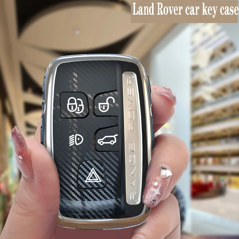 

Suitable for Jaguar key cover Range Rover Sports Edition Xingmai Aurora keychain discovery 4 Shenxing 5 car key bag