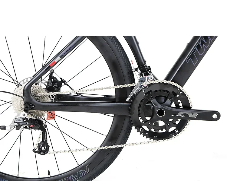 TWITTER V3 велосипед для гравия 105 дюйма Φ полностью Скрытая прокладка внутреннего