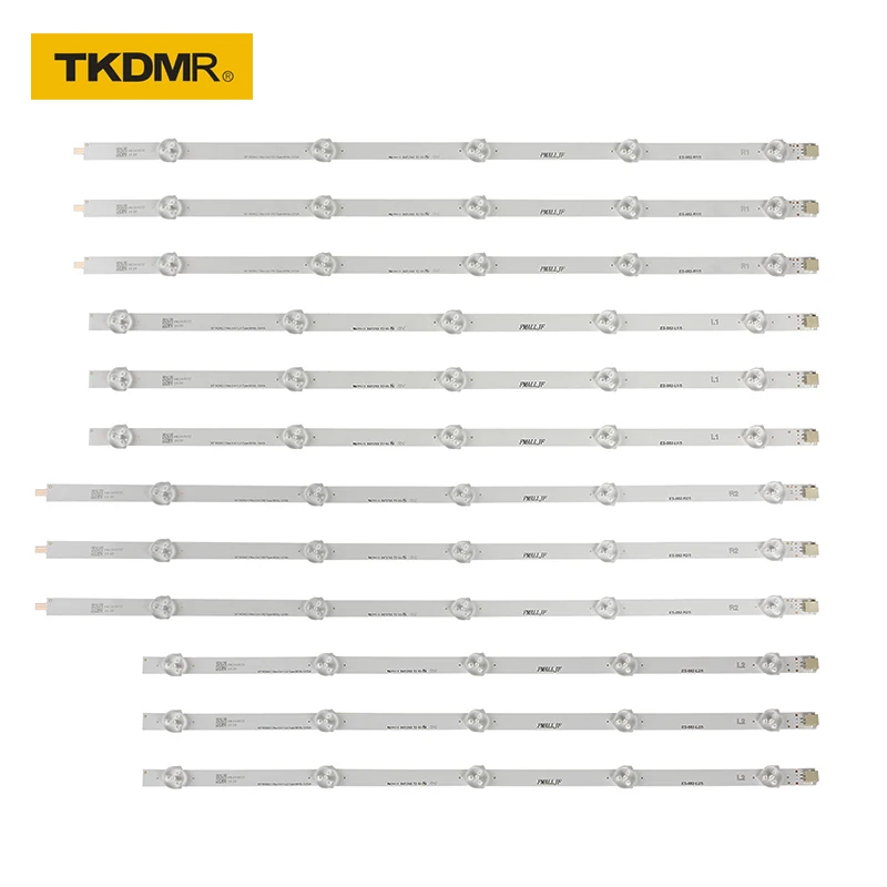 

TKDMR 12 PCS/suit 50 Inch LED Backlight Strip for LG 50LN5400-CA/50LA620A LG 50 TV 6916L-1276A 1273A 1272A 1241A 10-LEDS