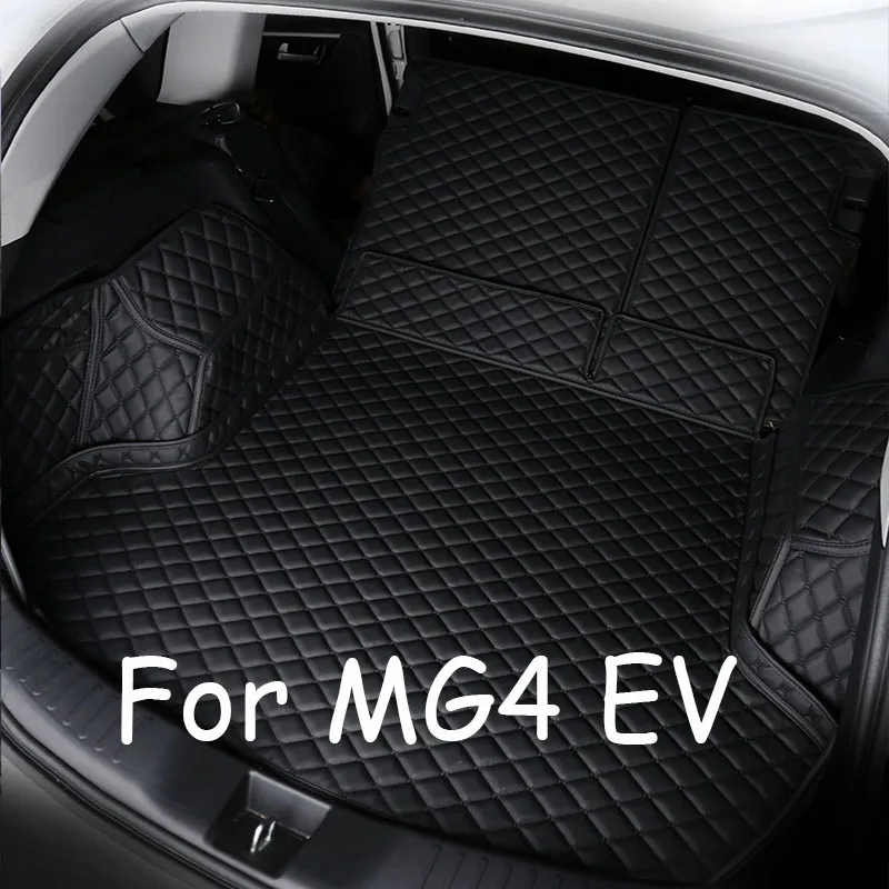 

Коврики для багажника автомобиля MG4 EV MG 4 EH32 2022 ~ 2023, водонепроницаемый коврик для электрического хэтчбека, задний грузовой поднос, украшение багажника, автомобильные аксессуары