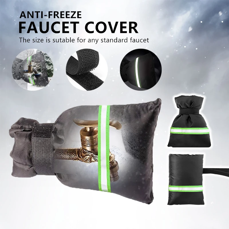 

Reusable Faucet Cover Winter Antifreeze Protection Outdoor Spigot Hose Insulation Cover Water Faucet Socks For Home Garden