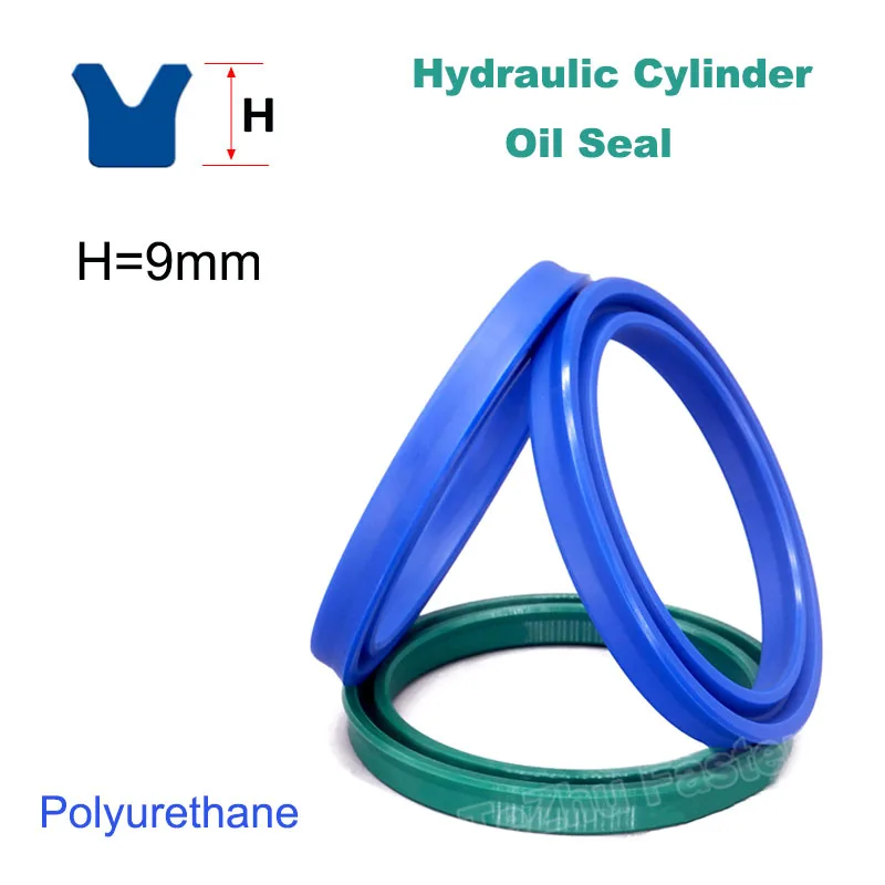 

1Pcs H9mm PU Polyurethane Hydraulic Cylinder Oil Seal Ring UN/UHS/U/Y Type Shaft Hole General Piston Sealing Rings Gaskets