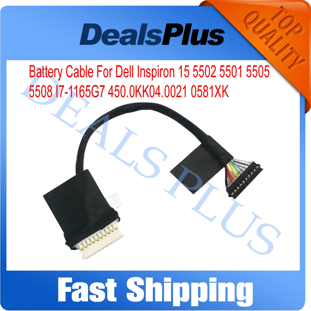 

Новый Сменный кабель для аккумулятора для Dell Inspiron 15 5502 5501 5505 I7-1165G7 450.0KK04. 5508 0581XK 581XK